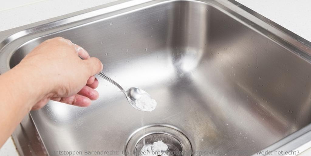Gootsteen ontstoppen baking soda Barendrecht: Werkt het echt?